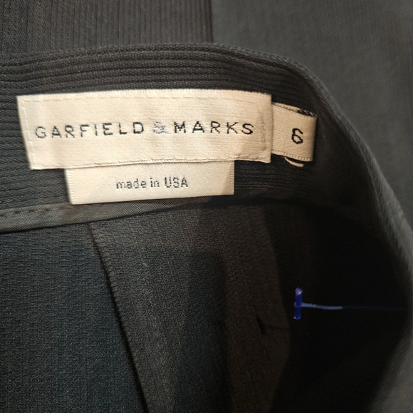 Garfield & Marks Black Pleated Dress Pants Size 6 Made in USA - Picture 5 of 9